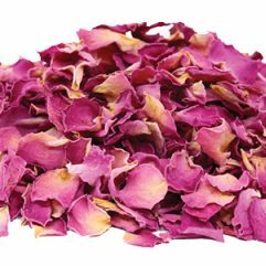 Damask Rose Petal
can also be used in botanical tea blends, culinary infusions, and topical creations such as body sprays and floral baths. Properties: The taste and energetics of Rose are sweet, floral, sometimes slightly bitter, cooling and drying.
Rose petals are full of vitamin C, which eliminates free-radicals and toxins throughout the system