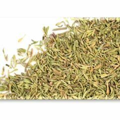 Thyme
The flavor profile of thyme is spicy with a smoky and piney taste, and undertones of cloves and mint.

The aroma is warm and earthy with a slightly floral, peppery fragrance.